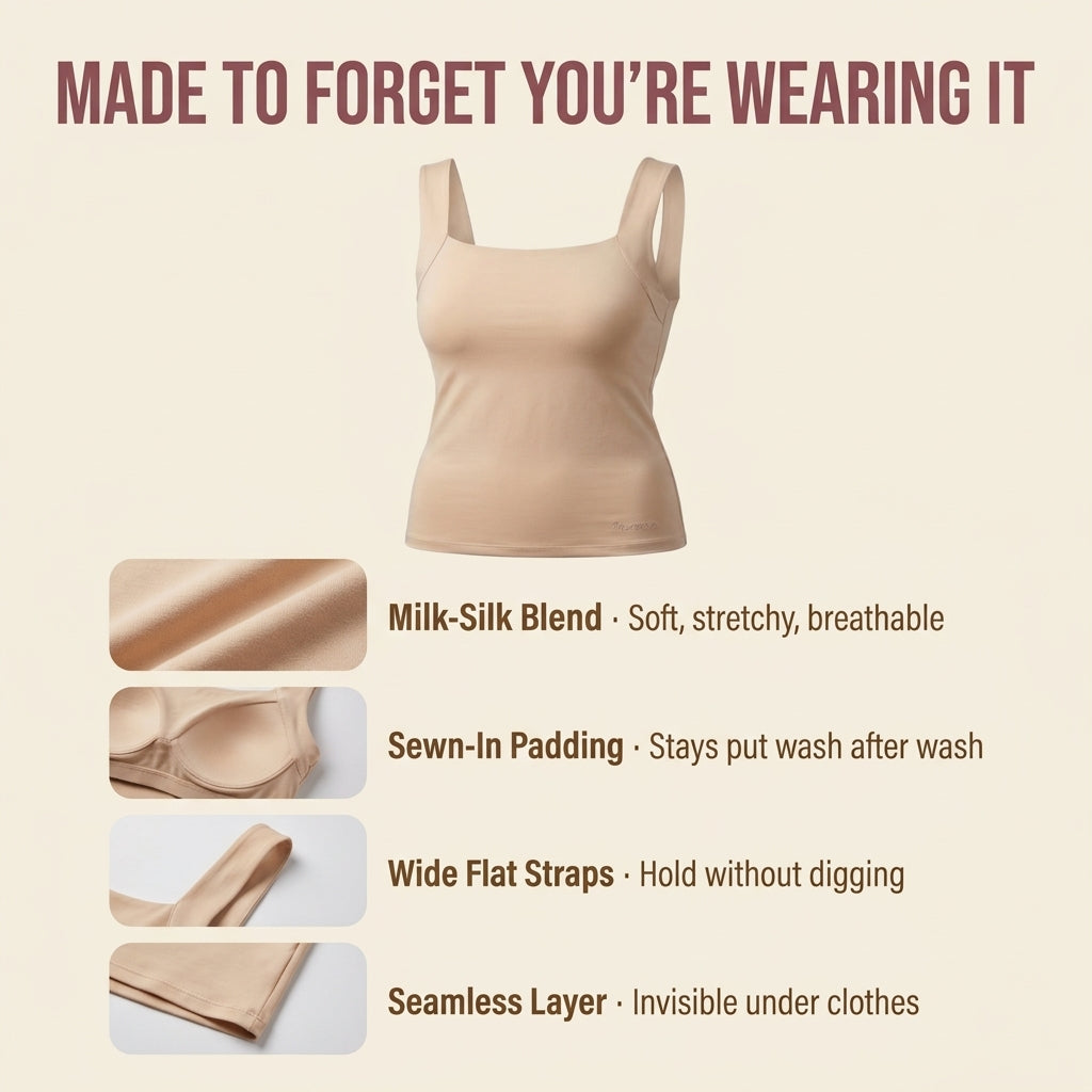 FlexEase™ Wireless Comfort Support Tank Top