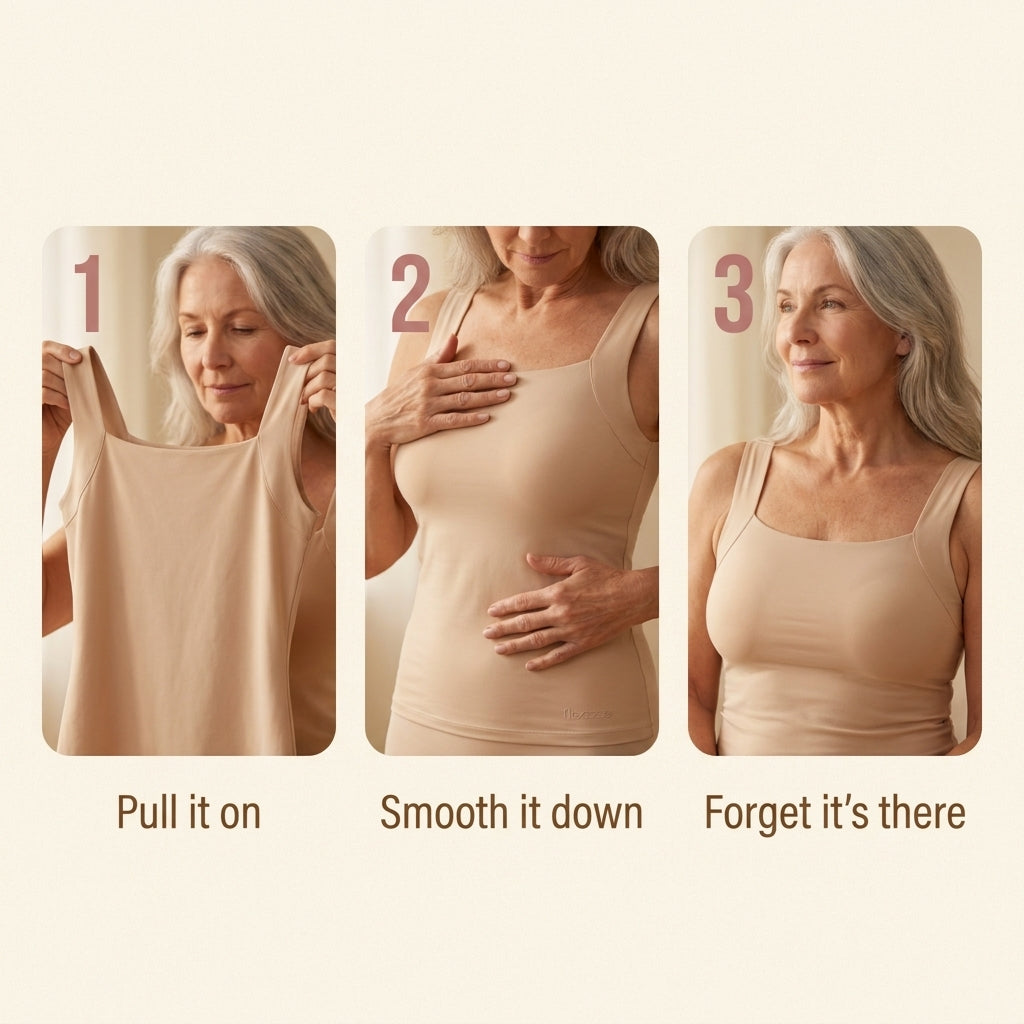 FlexEase™ Wireless Comfort Support Tank Top